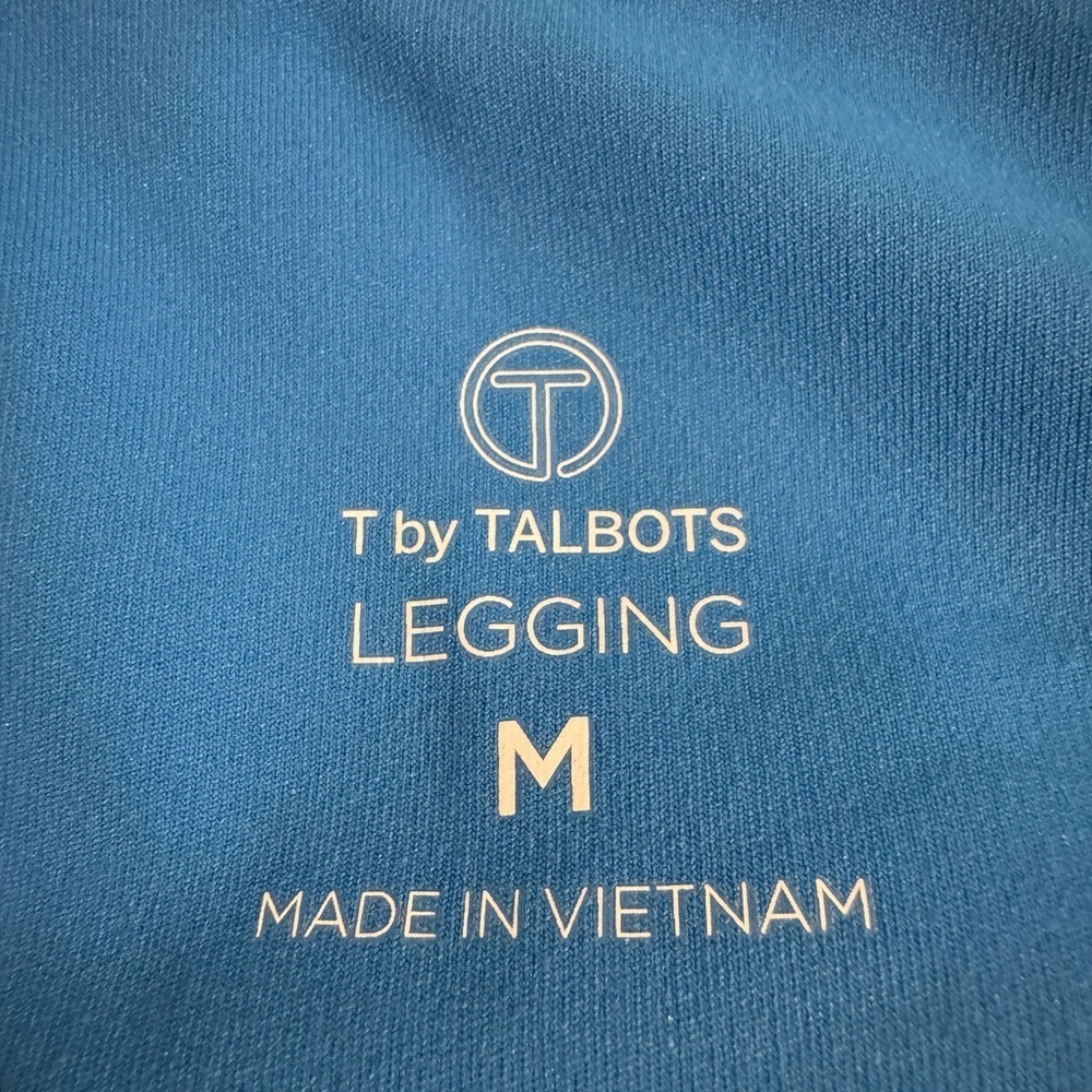 Talbots OUT & ABOUT ESSENTIAL LEGGINGS Royal Blue Women’s Size Medium NEW - Picture 8 of 10